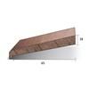 Neuslat wit gegrond sponning 65 mm
